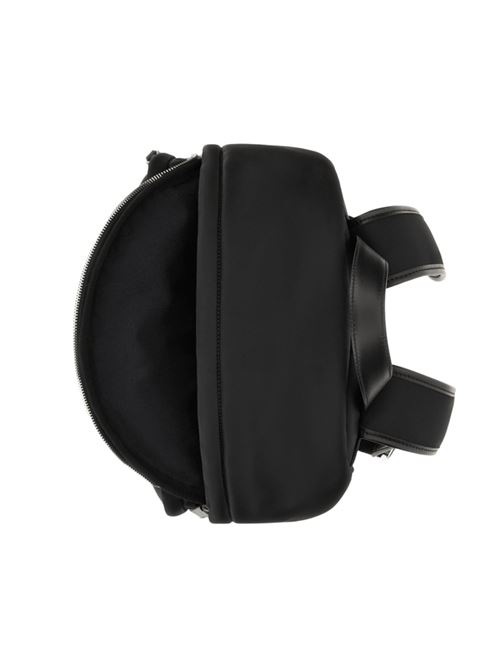 Zaino da uomo in tessuto tecnico con dettagli in pelle, colore nero HOGAN | KBM01UG0300UIMB999